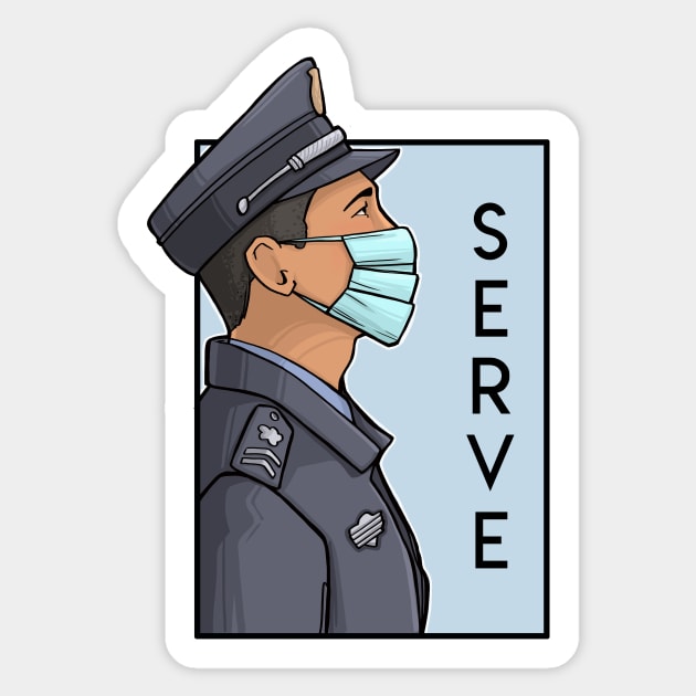 Serve Sticker by KHallion